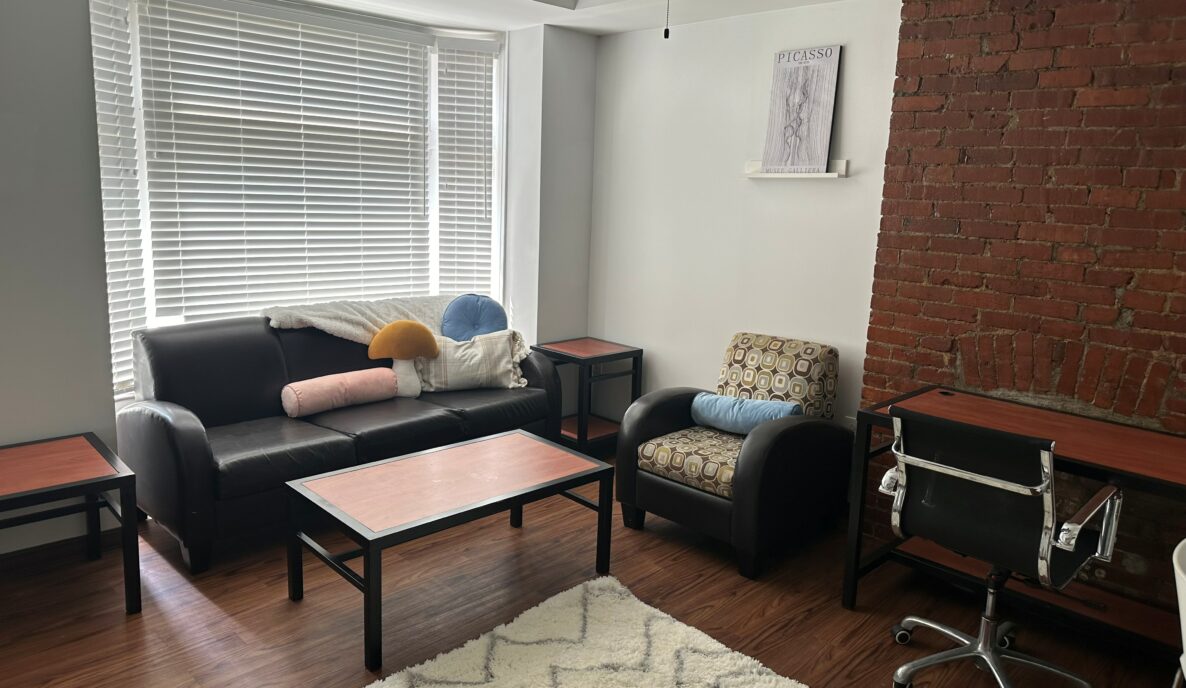 clean and spacious living area